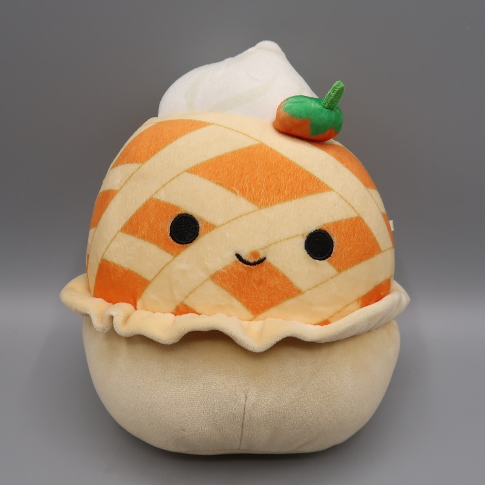 Squishmallows Harvest Fall Pippie the Pumpkin Pie 7.5" Plush 2022 Kellytoys